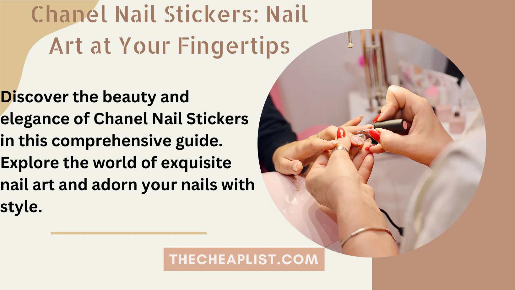 Chanel Nail Stickers: Nail Art at Your Fingertips - Thecheaplist